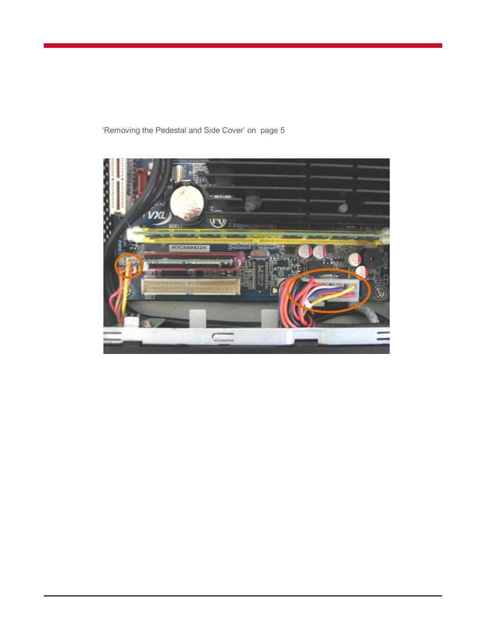 Replacing the motherboard | VXL Instruments Itona C Series Thin Client - Service Manual User Manual | Page 12 / 16