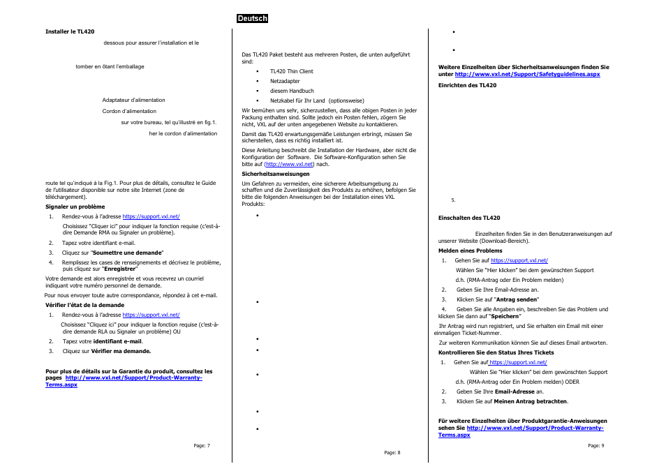 VXL Instruments Lenovo TL420 Series User Manual | Page 3 / 4