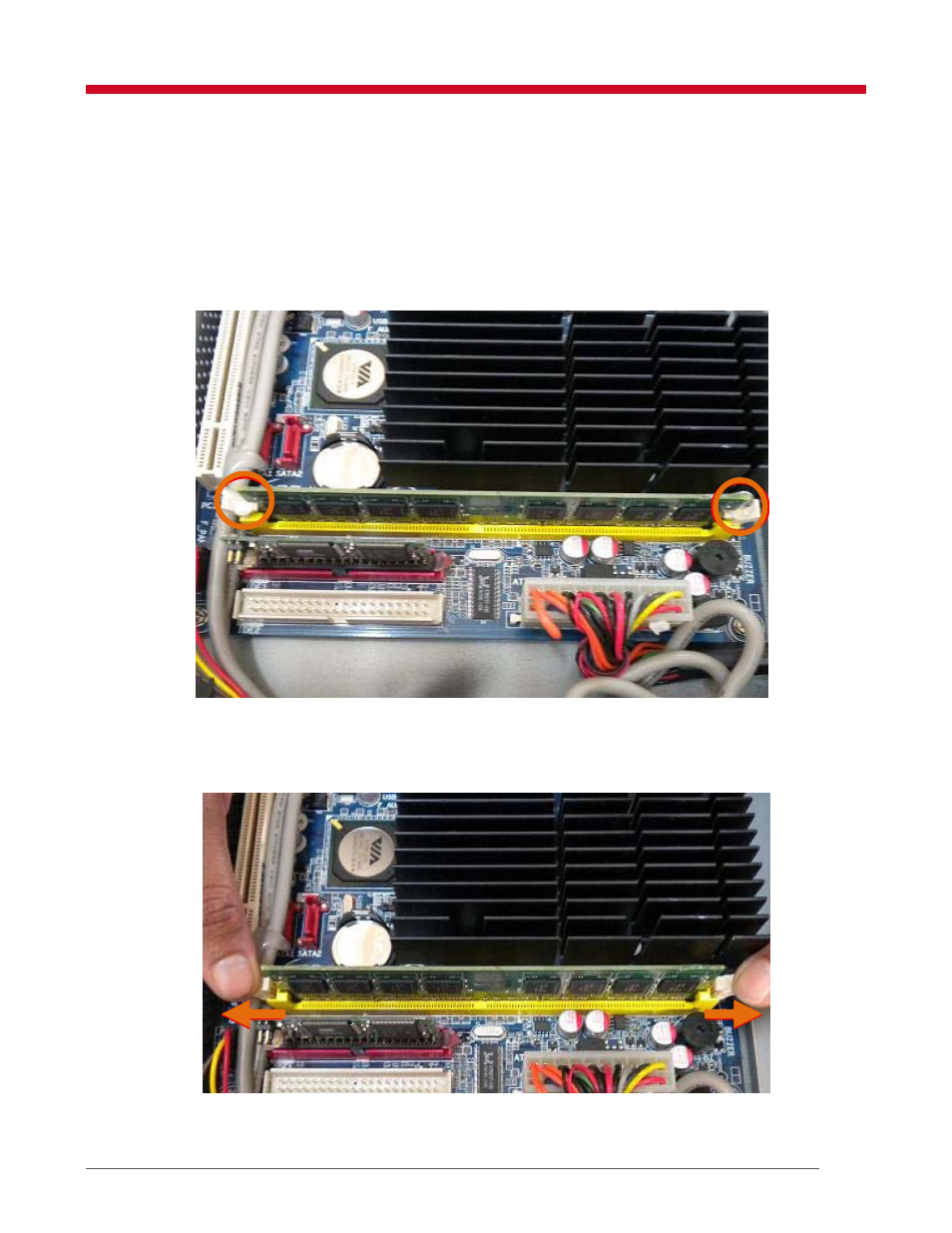 Replacing ram | VXL Instruments Itona TC72yy Series User Manual | Page 10 / 18