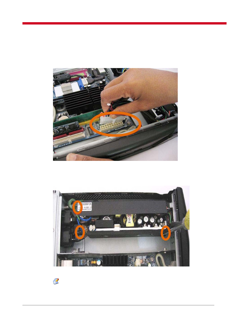 Removing the power supply unit | VXL Instruments Itona TC72yy Series User Manual | Page 17 / 18