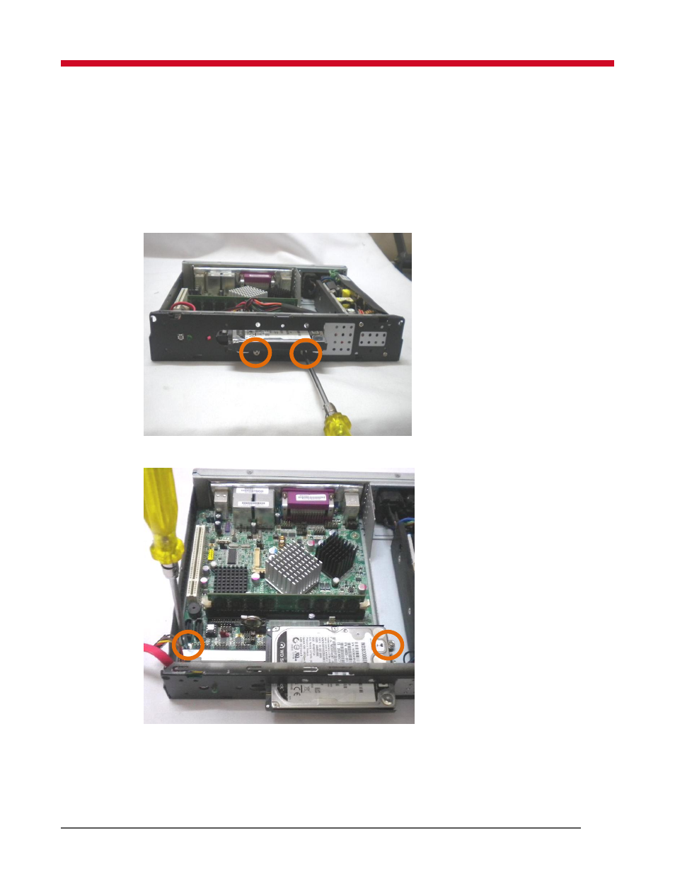 Replacing sata hard disk | VXL Instruments Itona TC61yy Series User Manual | Page 12 / 18