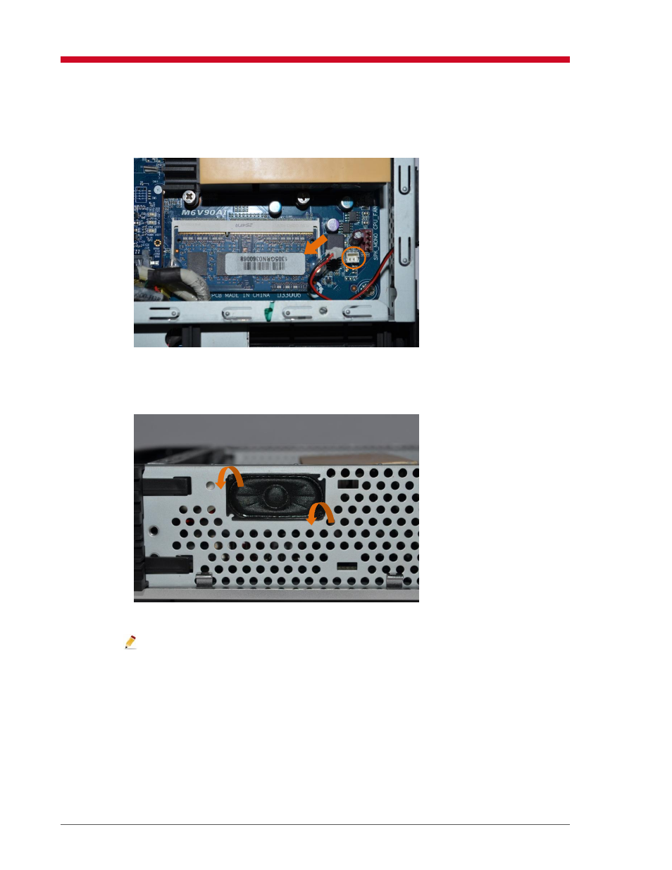 Replacing the speaker | VXL Instruments Itona Md75 Series User Manual | Page 15 / 26