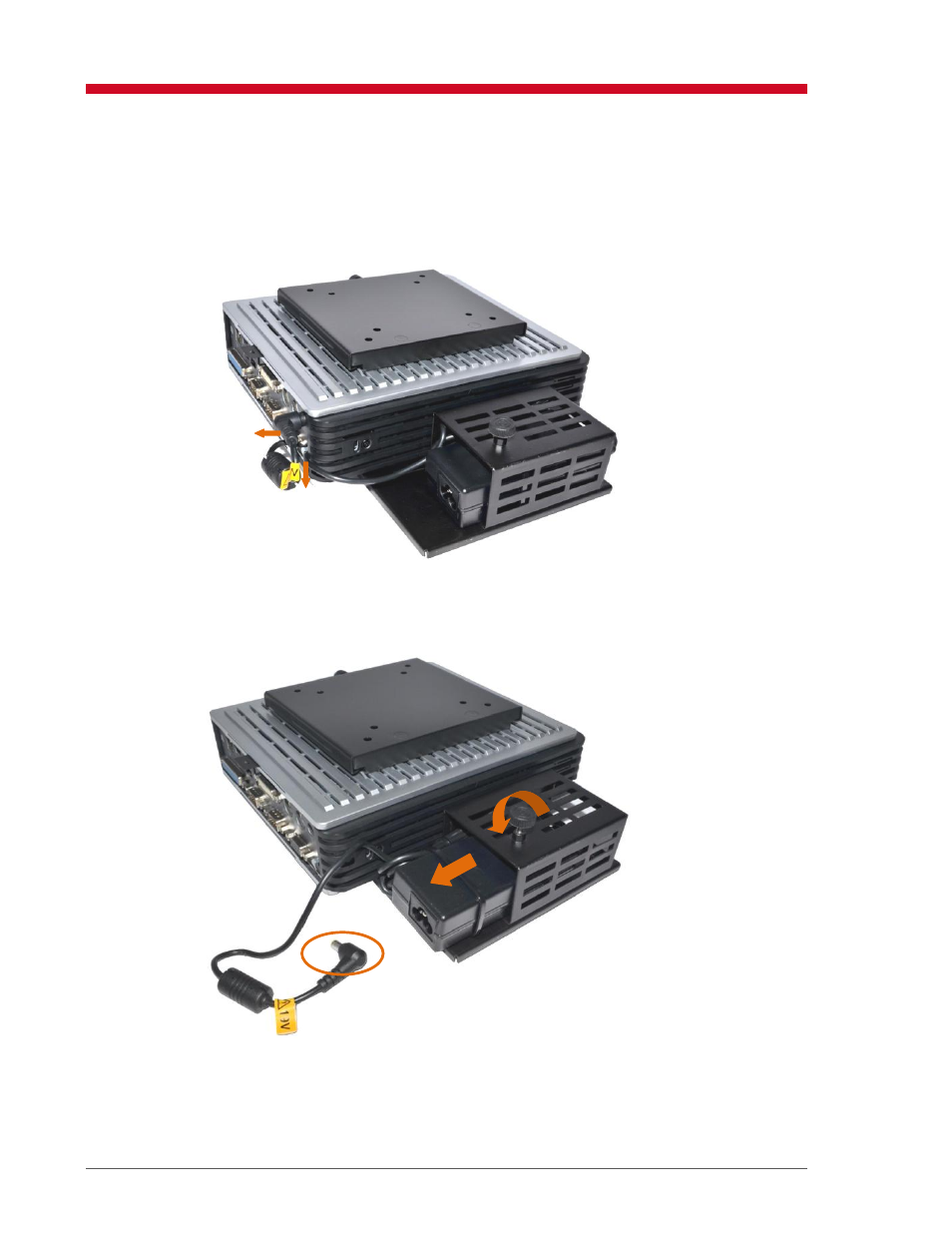 Removing the power adapter | VXL Instruments Itona Md75 Series User Manual | Page 7 / 26