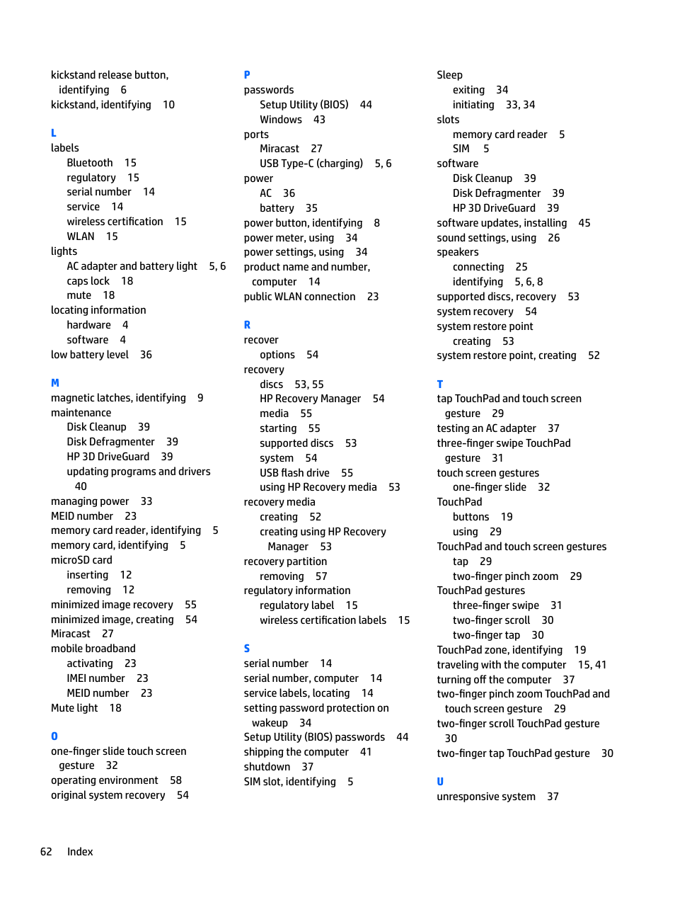 HP Spectre x2 User Manual | Page 70 / 71