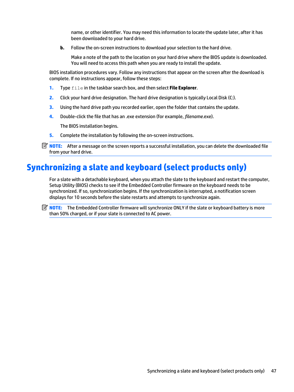 HP Spectre x2 User Manual | Page 57 / 71