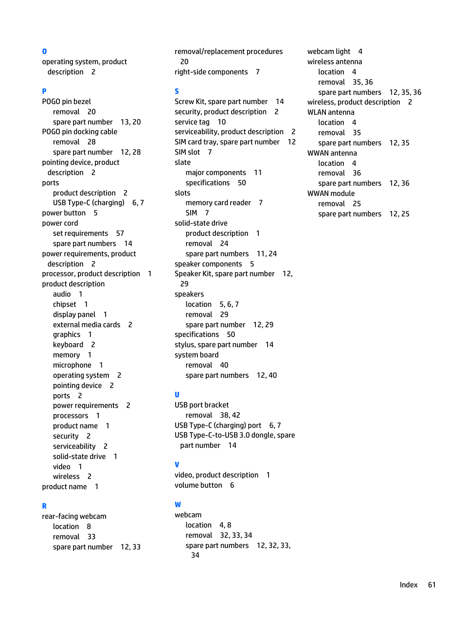 HP Spectre x2 User Manual | Page 71 / 71