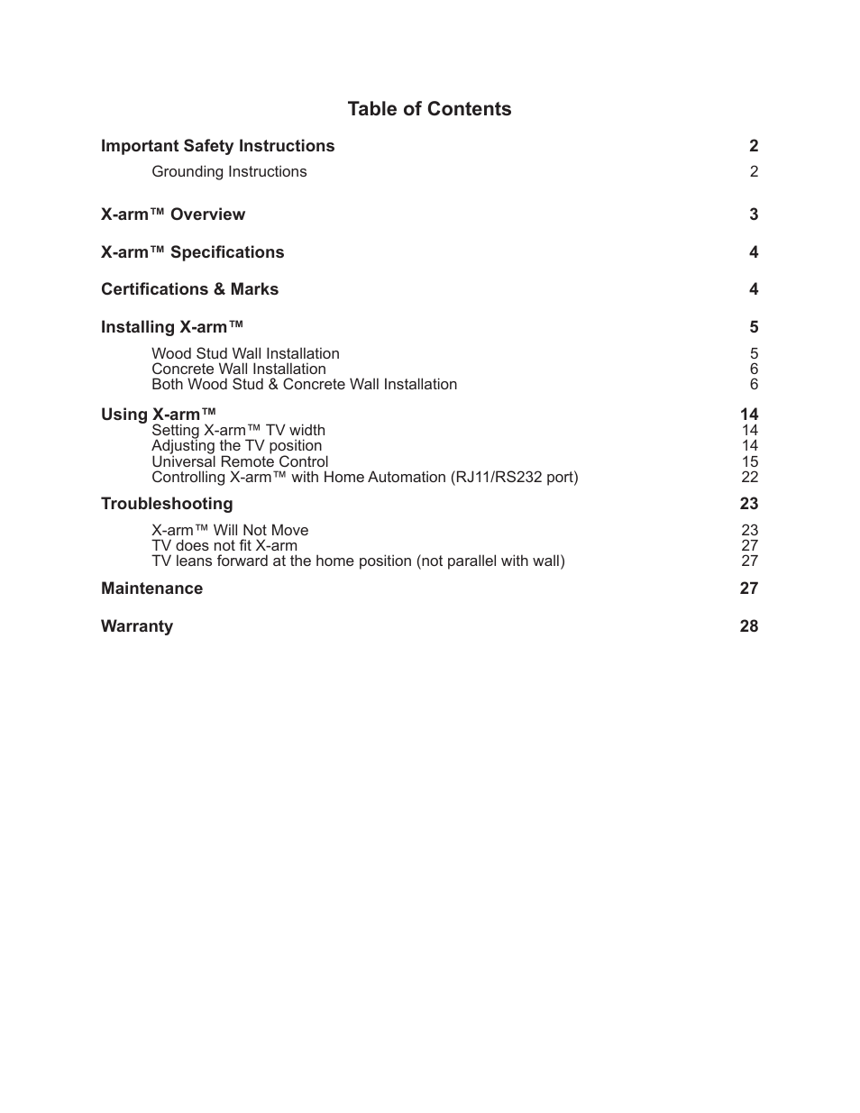 WallWizard X700CB Manual User Manual | 28 pages