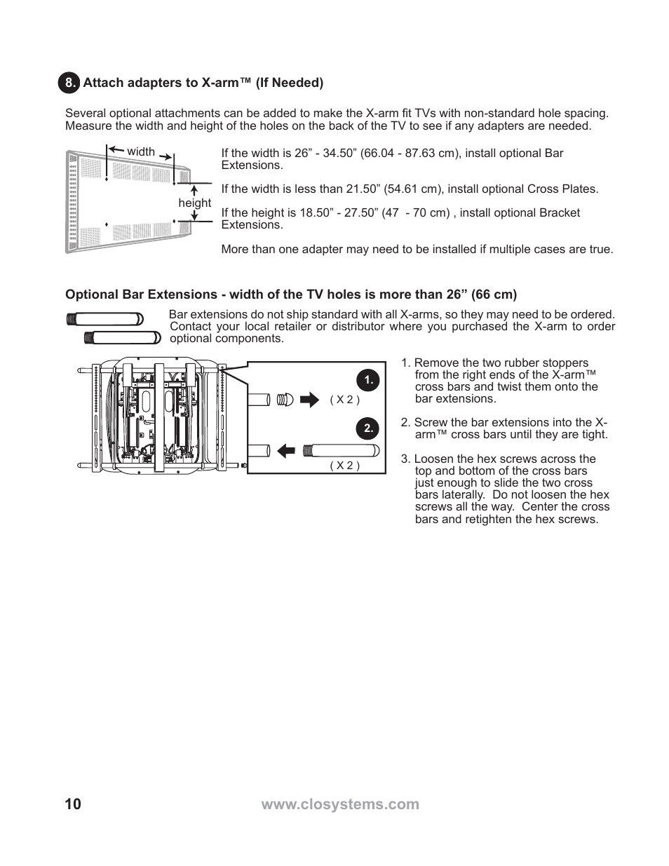 WallWizard X700CB Manual User Manual | Page 10 / 28