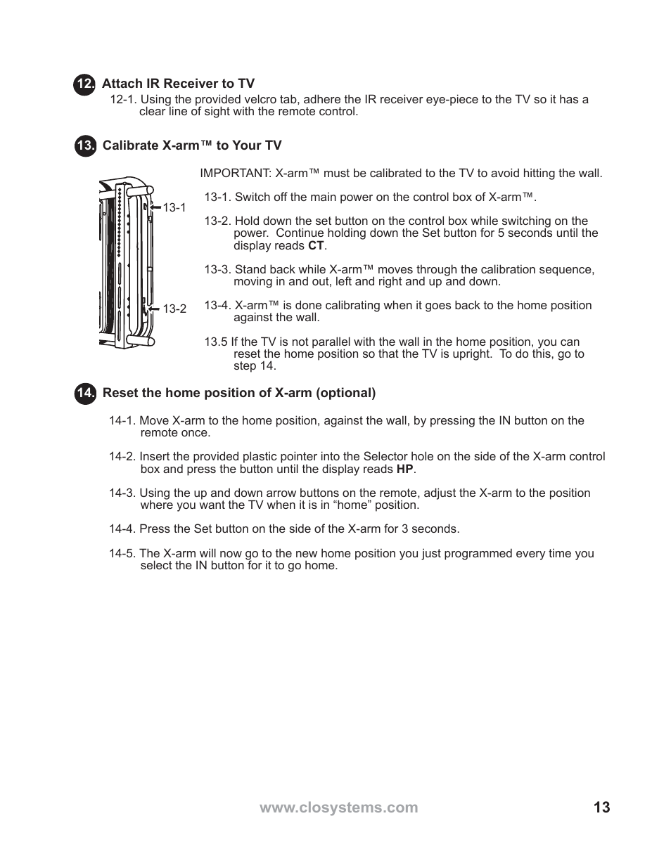 WallWizard X700CB Manual User Manual | Page 13 / 28