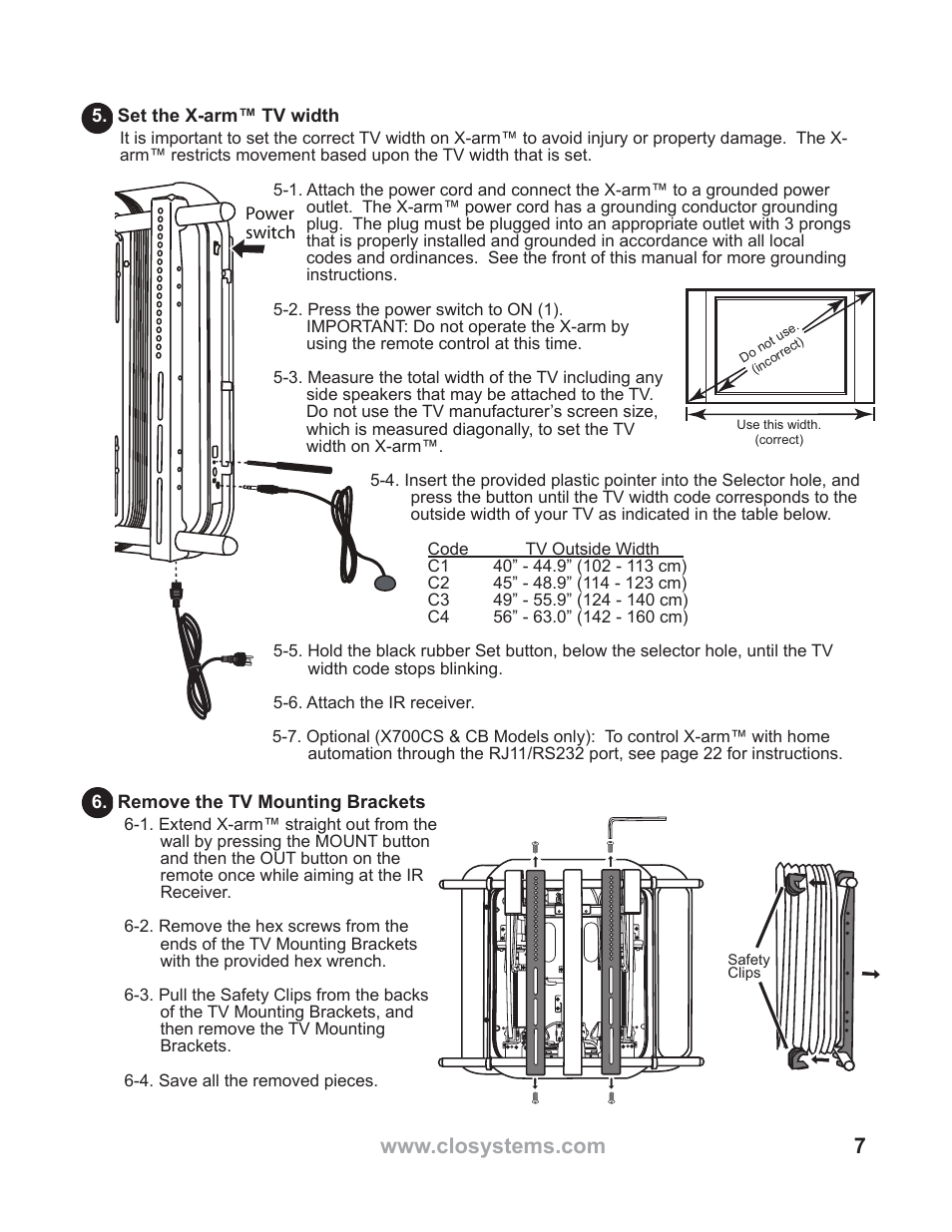 WallWizard X700CB Manual User Manual | Page 7 / 28