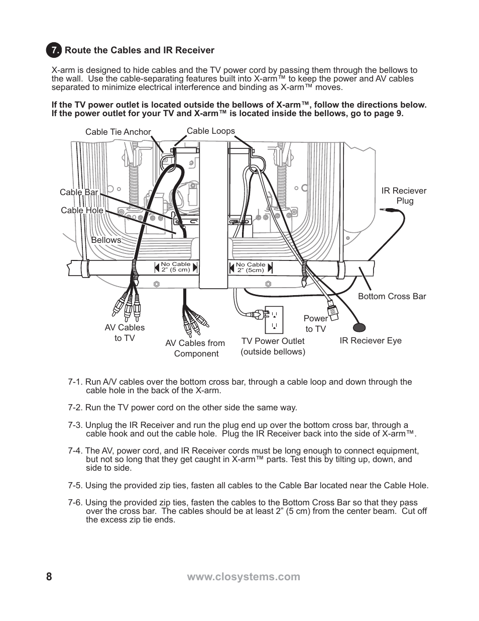 WallWizard X700CB Manual User Manual | Page 8 / 28