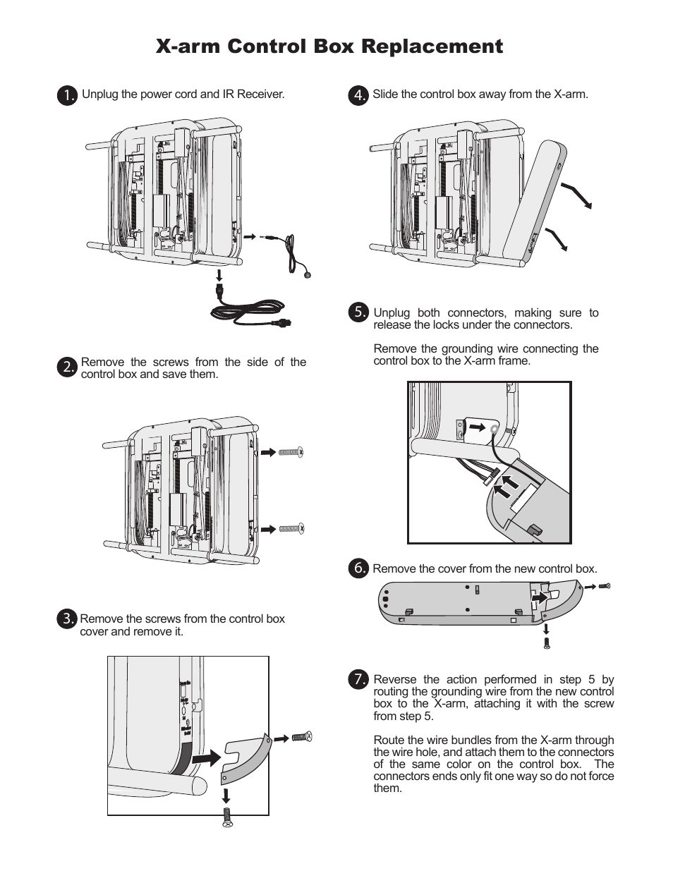 WallWizard X700CB Control Box Replacement User Manual | 2 pages