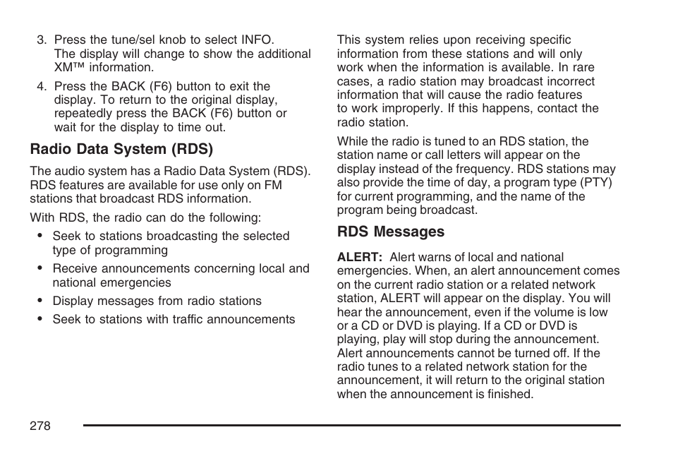 Cadillac 2007 Escalade EXT User Manual | Page 278 / 580