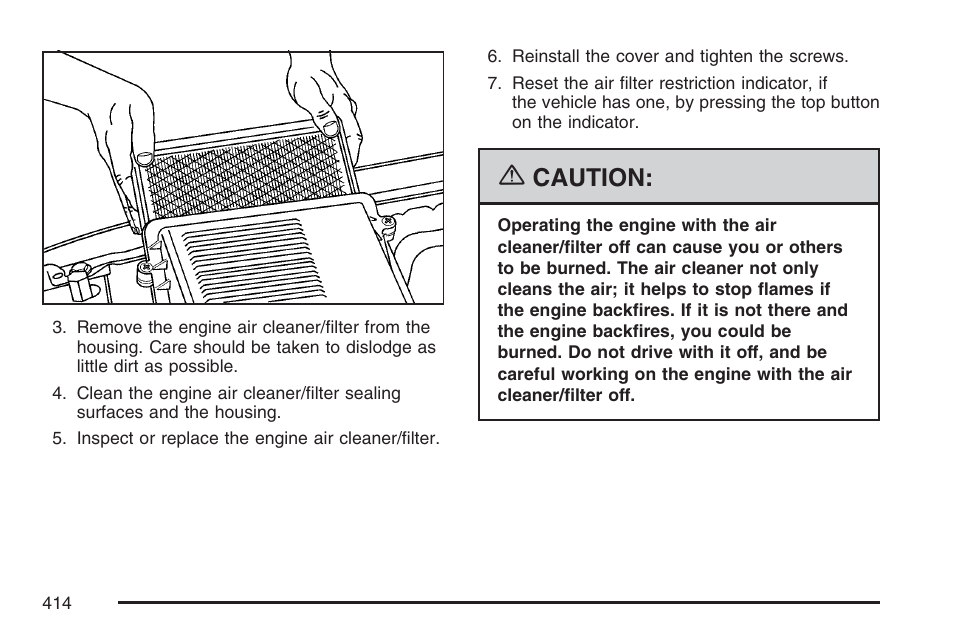 Caution | Cadillac 2007 Escalade EXT User Manual | Page 414 / 580