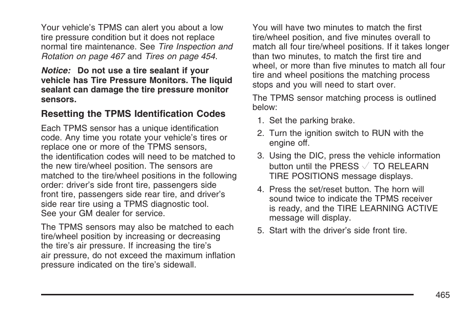 Cadillac 2007 Escalade EXT User Manual | Page 465 / 580