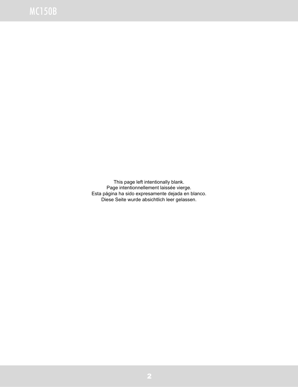 Mc150b | WallWizard MC150B User Manual | Page 3 / 26