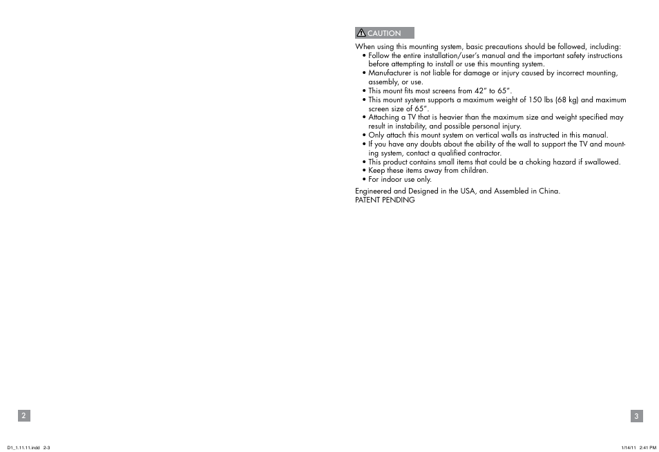 WallWizard DM65 User Manual | Page 2 / 16