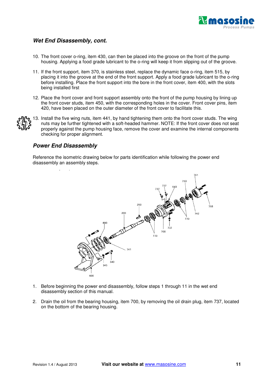 Watson-Marlow MR-Series User Manual | Page 11 / 52