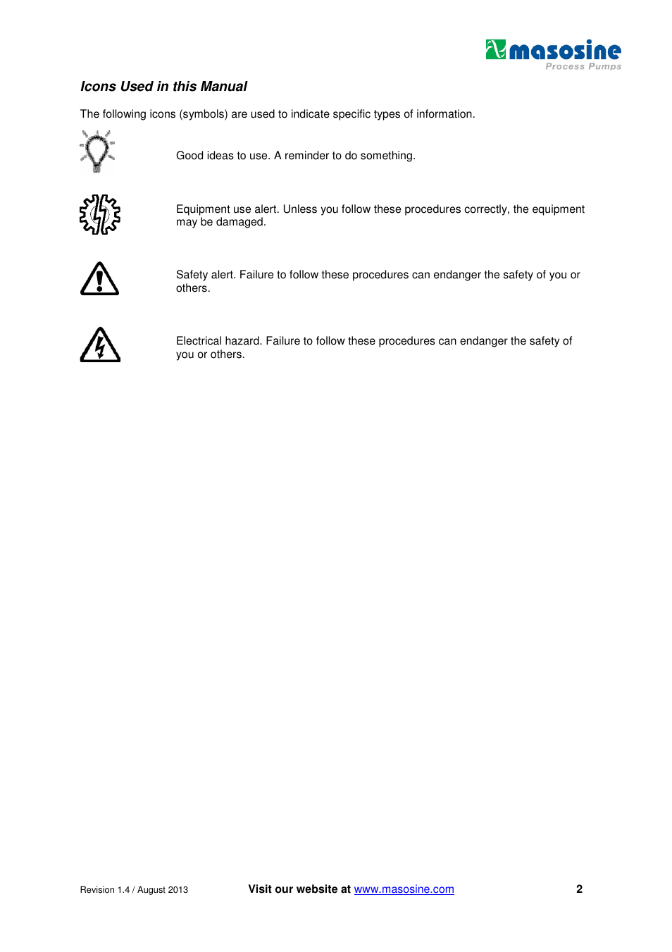 Watson-Marlow MR-Series User Manual | Page 2 / 52