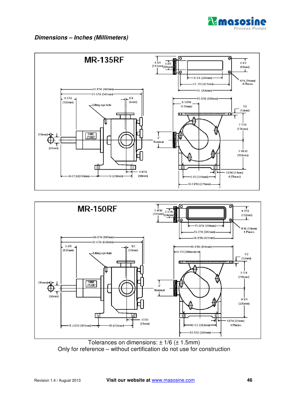 Watson-Marlow MR-Series User Manual | Page 46 / 52
