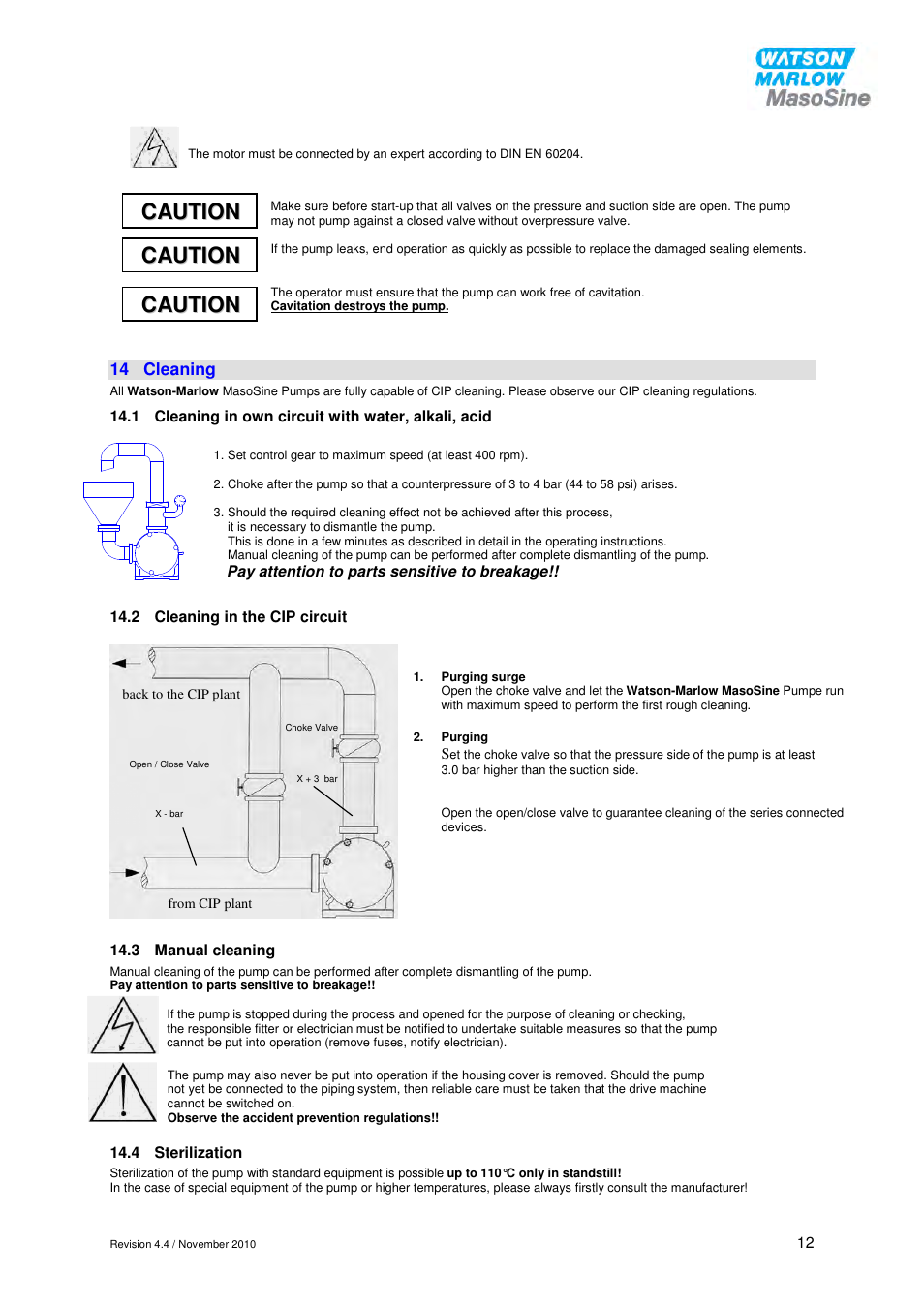 Watson-Marlow EC 25 User Manual | Page 12 / 28