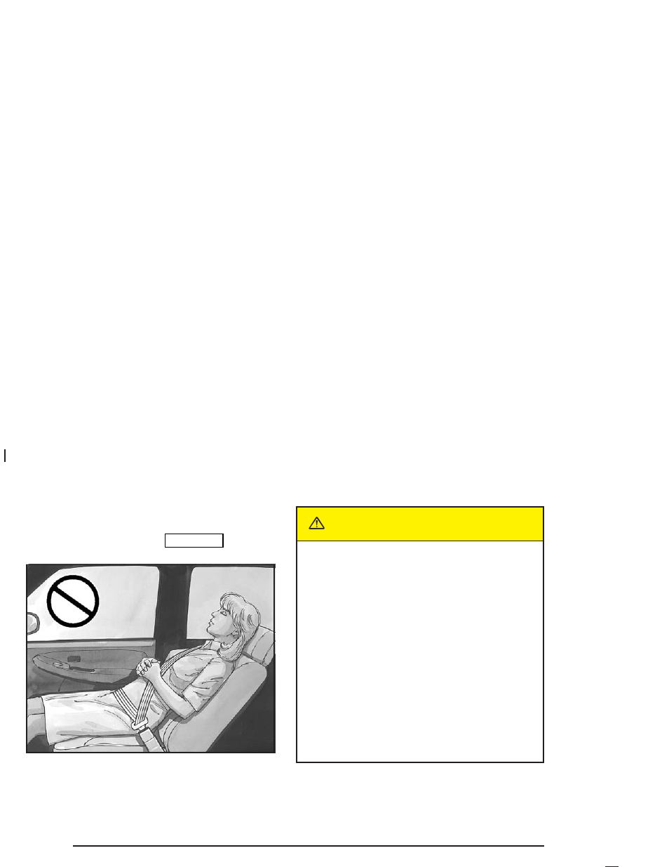 Reclining seatbacks, Reclining seatbacks -6, Caution | Cadillac 2004 Escalade ESV User Manual | Page 12 / 472