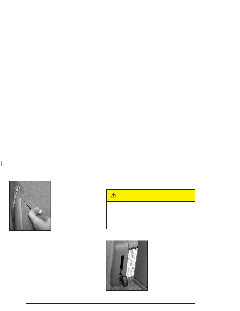 Bench seat, Bench seat -18, Caution | Cadillac 2004 Escalade ESV User Manual | Page 24 / 472