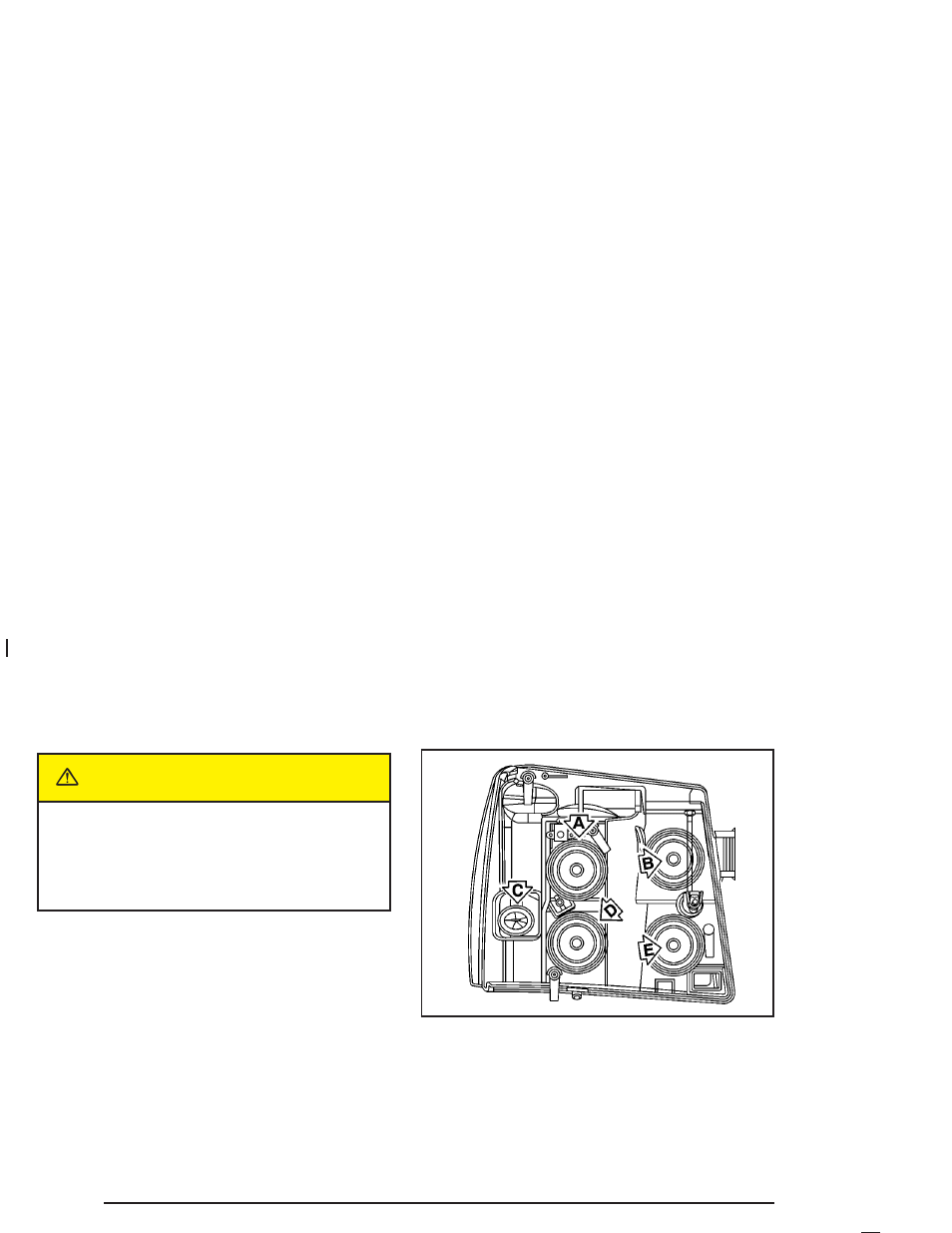 Halogen bulbs, Headlamps, Halogen bulbs -54 headlamps -54 | Caution | Cadillac 2004 Escalade ESV User Manual | Page 360 / 472