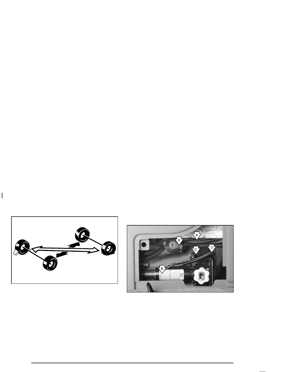 Removing the spare tire and tools | Cadillac 2004 Escalade ESV User Manual | Page 388 / 472