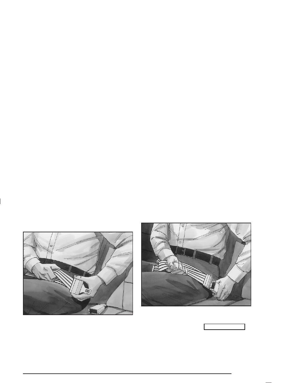 Third row – lap belt | Cadillac 2004 Escalade ESV User Manual | Page 47 / 472