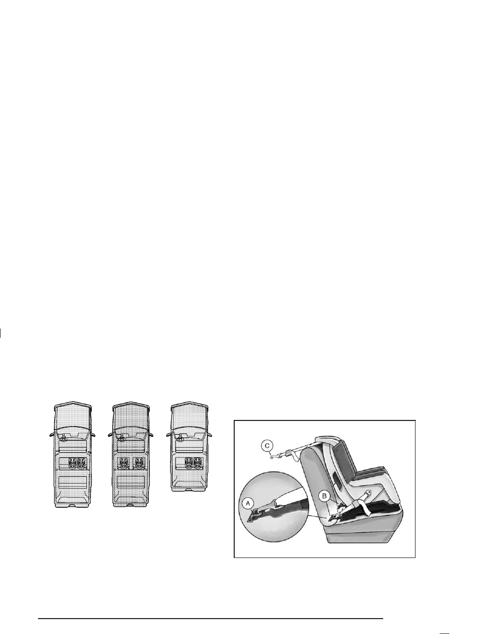 Lower anchorages and top tethers for, Children (latch system) -63 | Cadillac 2004 Escalade ESV User Manual | Page 69 / 472