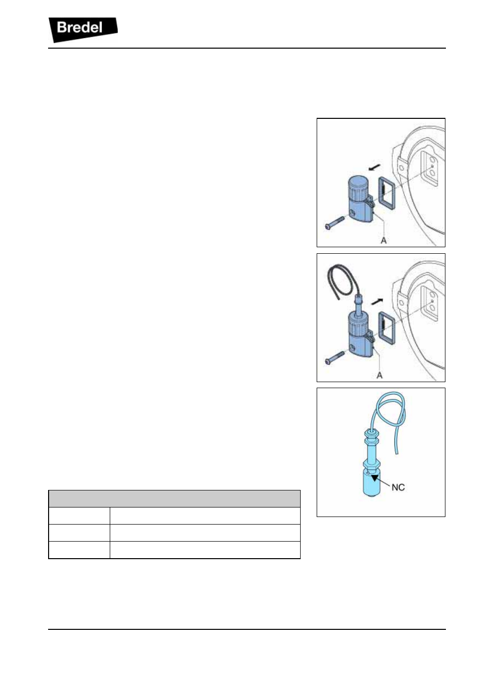 8 fitting options, 1 fitting a high-level float switch | Watson-Marlow Bredel 10 User Manual | Page 39 / 68
