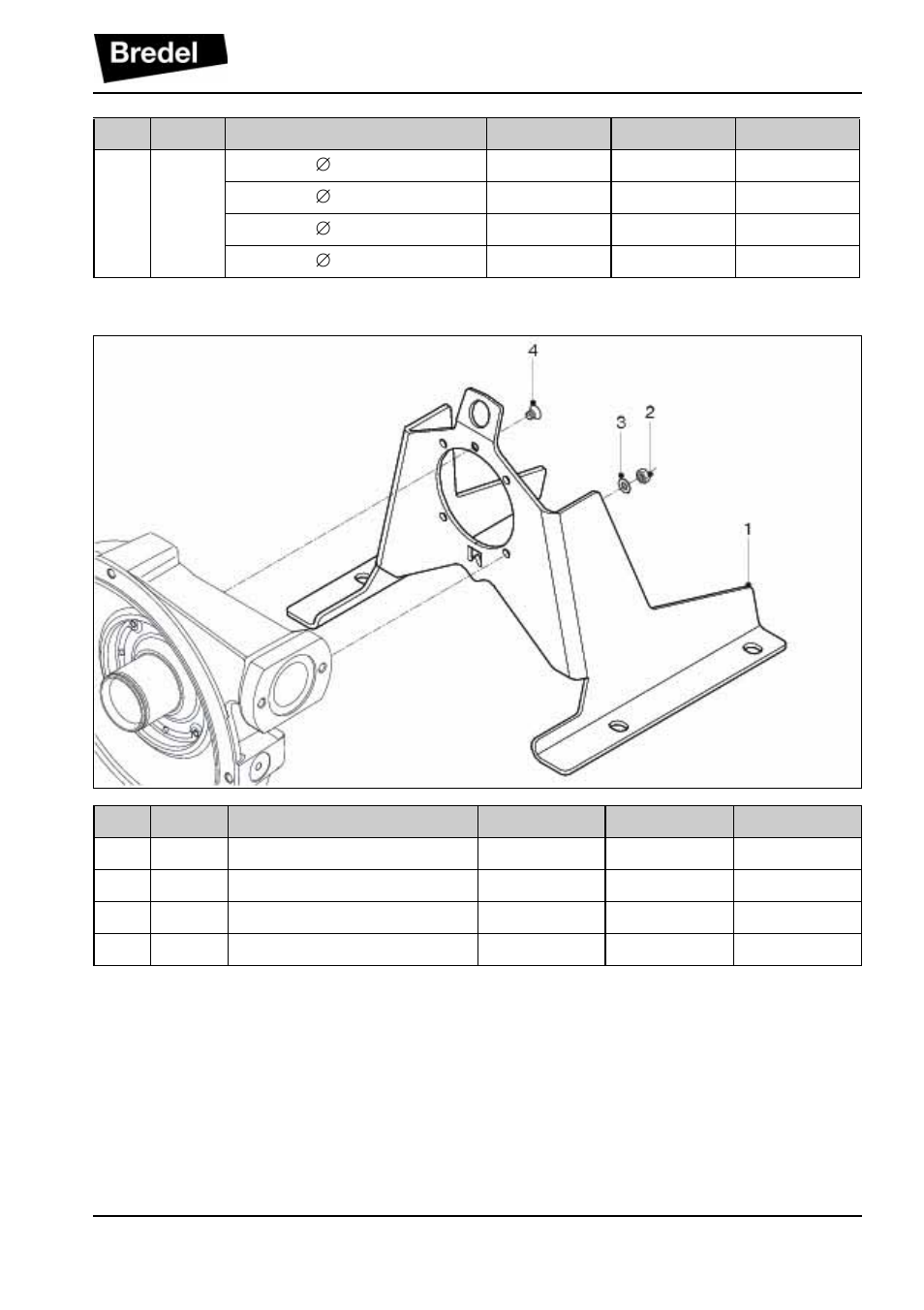 4 support assembly | Watson-Marlow Bredel 10 User Manual | Page 57 / 68
