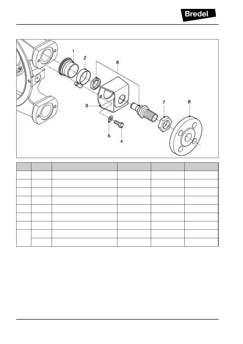 7 flange assembly (1) | Watson-Marlow Bredel 10 User Manual | Page 60 / 68
