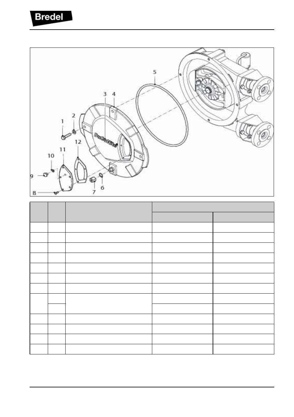 2 cover assembly | Watson-Marlow DuCoNite 25 User Manual | Page 65 / 76