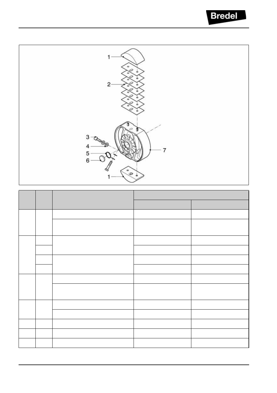 3 rotor assembly | Watson-Marlow DuCoNite 25 User Manual | Page 66 / 76
