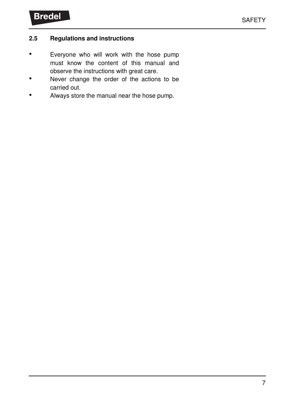 5 regulations and instructions, Regulations and instructions | Watson-Marlow SP40 User Manual | Page 10 / 86