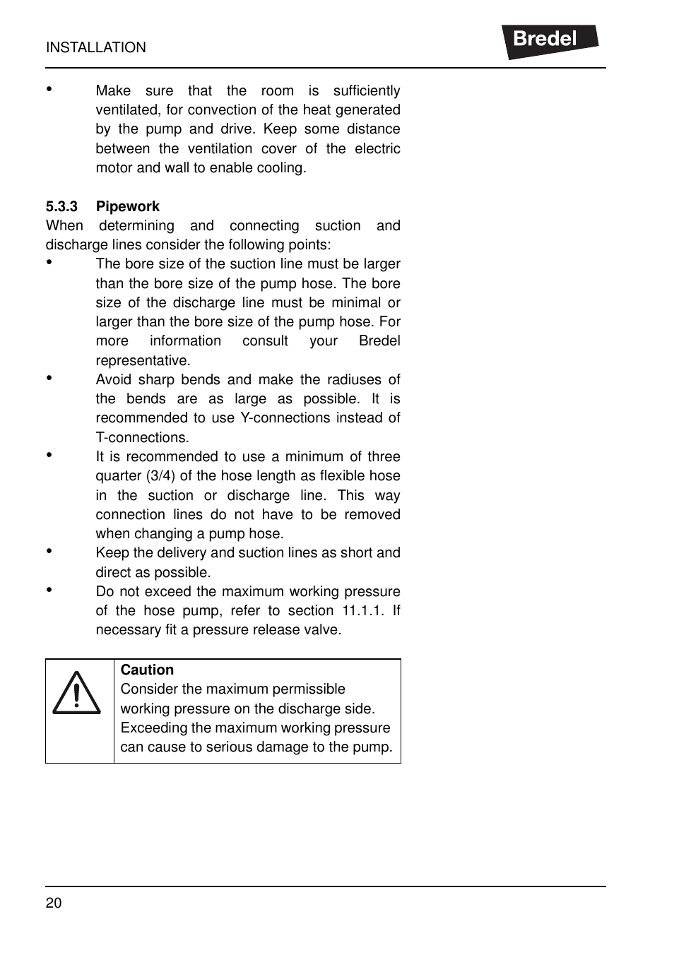 3 pipework | Watson-Marlow SP40 User Manual | Page 23 / 86