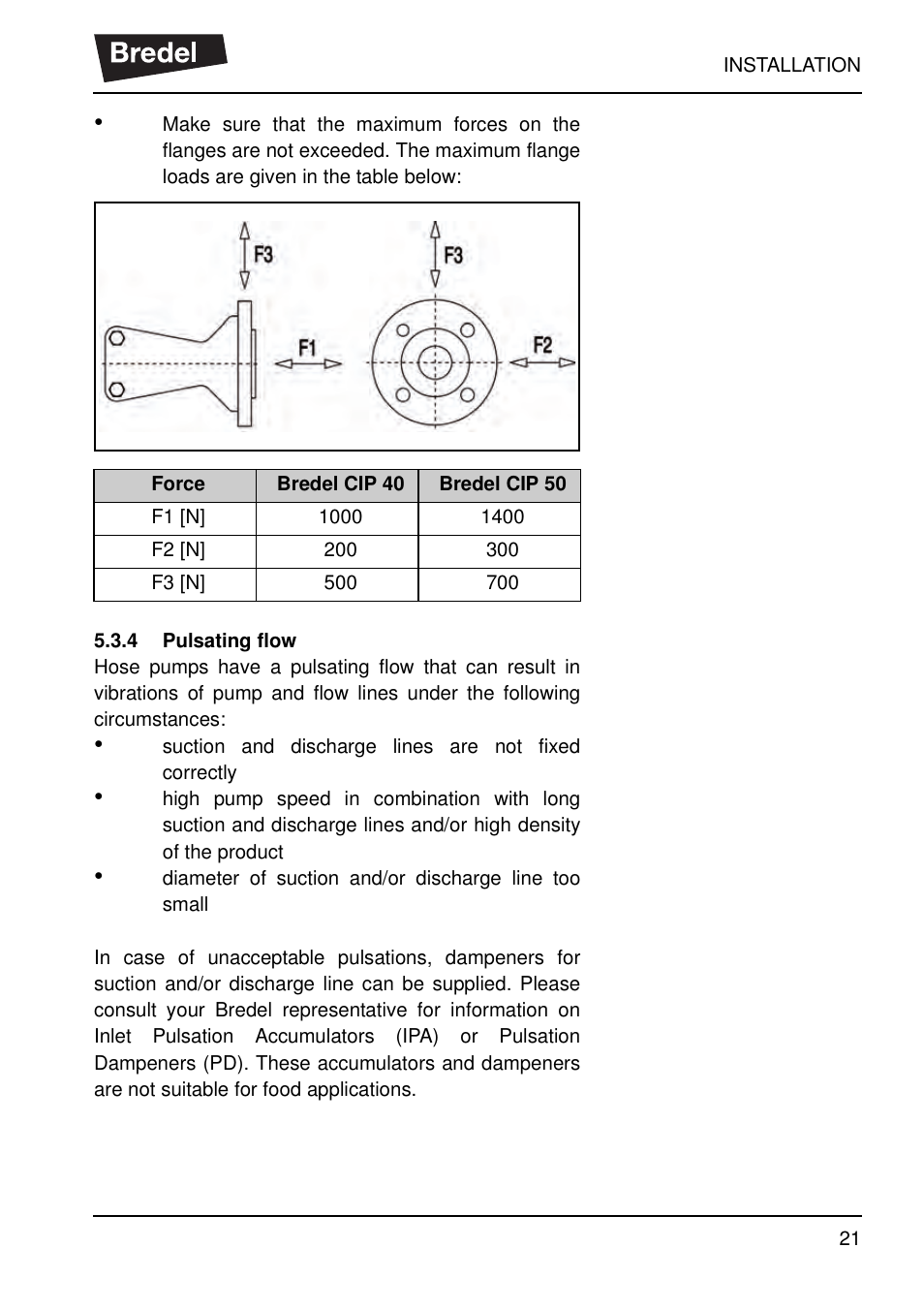 4 pulsating flow | Watson-Marlow SP40 User Manual | Page 24 / 86