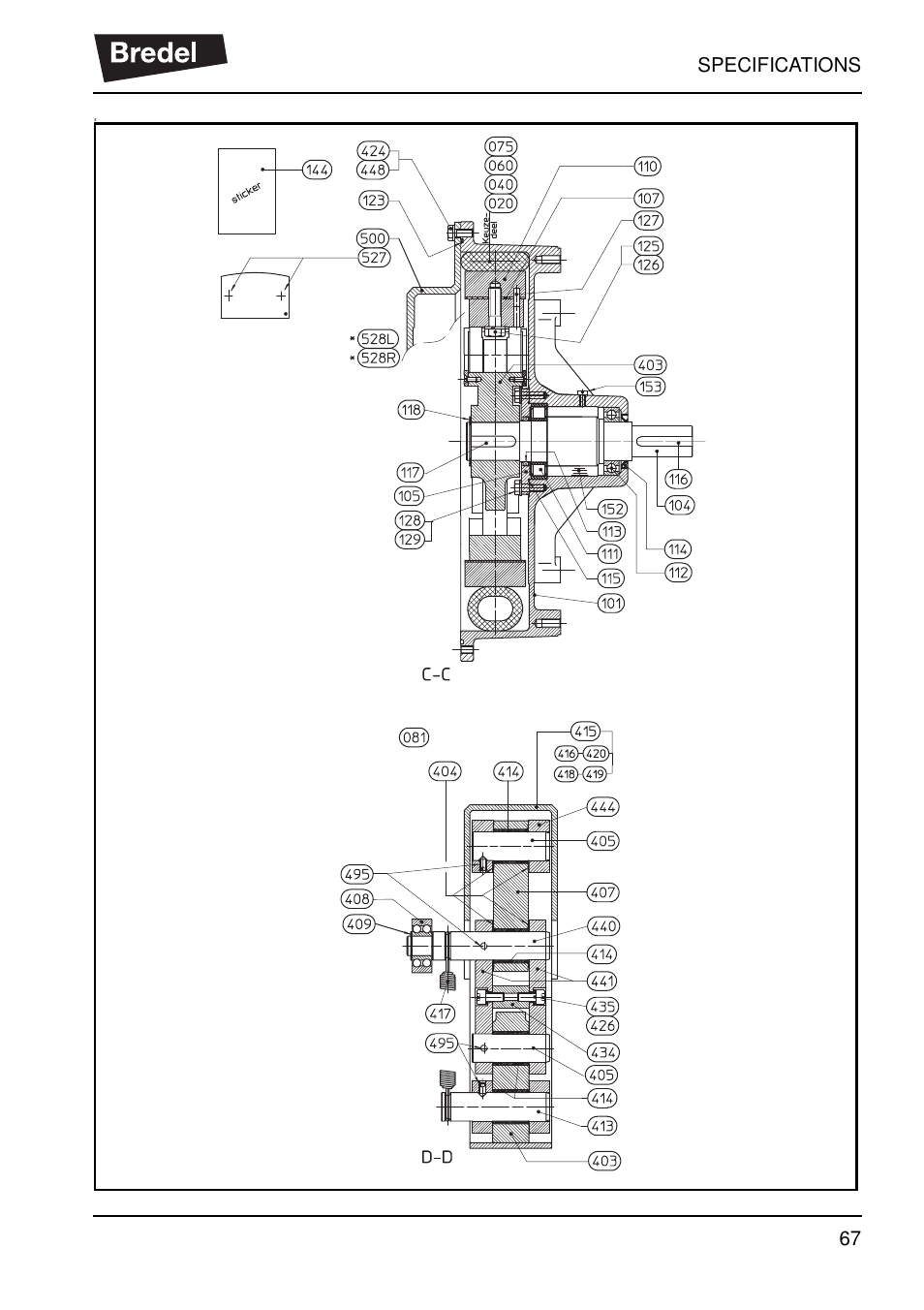 Specifications 67 | Watson-Marlow SP40 User Manual | Page 70 / 86