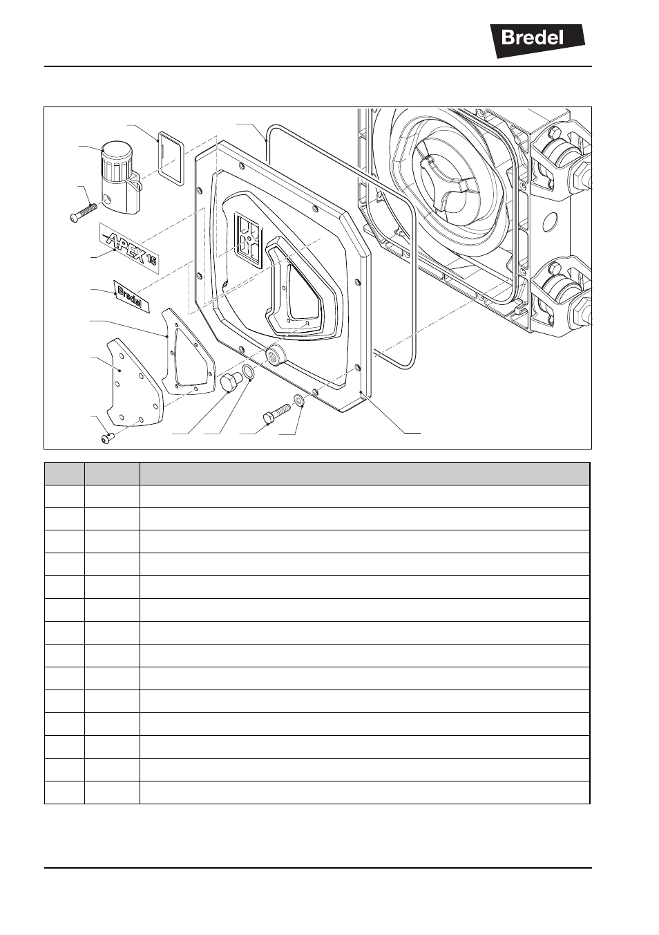 3 cover assembly | Watson-Marlow APEX10 User Manual | Page 62 / 72