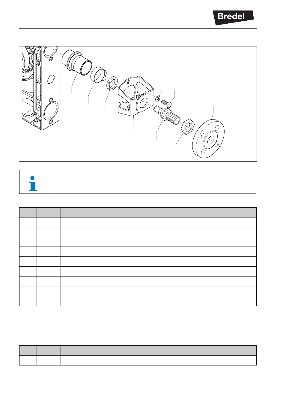 9 flange assembly with threaded nipple, 10 lubricant | Watson-Marlow APEX10 User Manual | Page 68 / 72