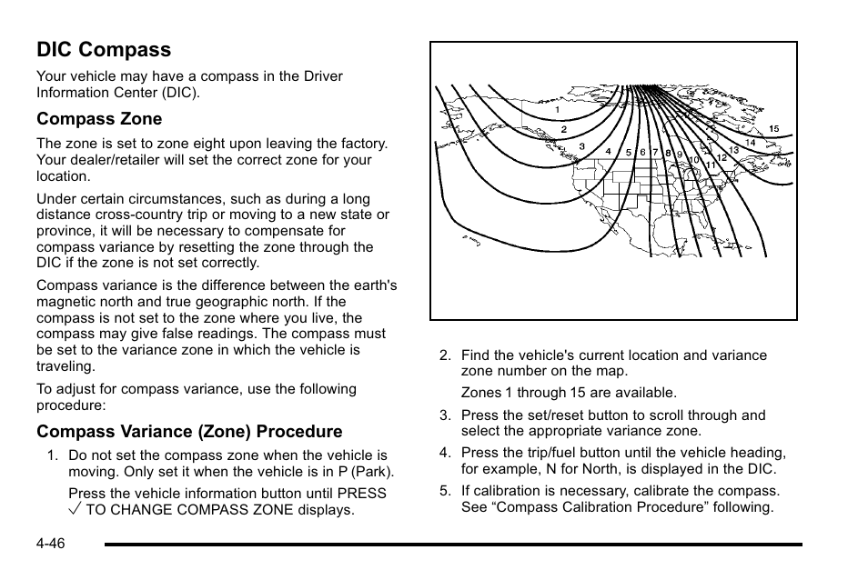 Dic compass, Dic compass -46 | Cadillac 2010 Escalade EXT User Manual | Page 226 / 580