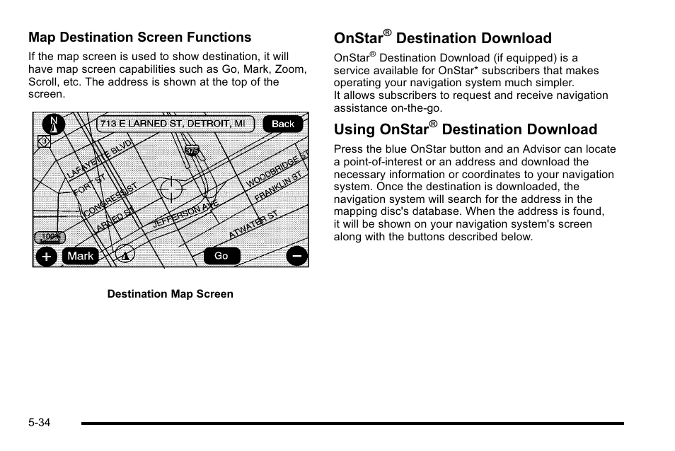 Onstar, Destination download, Using onstar | Cadillac 2010 Escalade EXT User Manual | Page 304 / 580