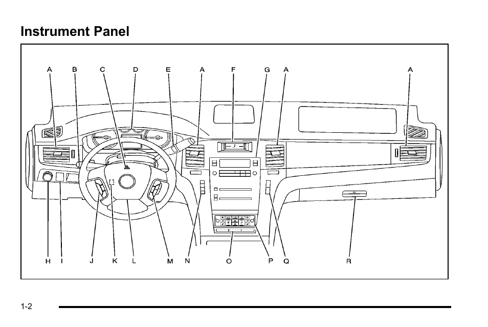 Instrument panel, Instrument panel -2 | Cadillac 2010 Escalade EXT User Manual | Page 8 / 580