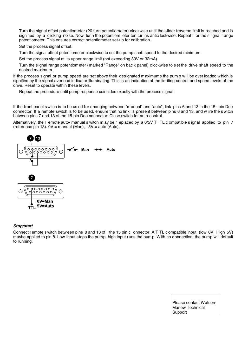 Watson-Marlow 101F User Manual | Page 5 / 14