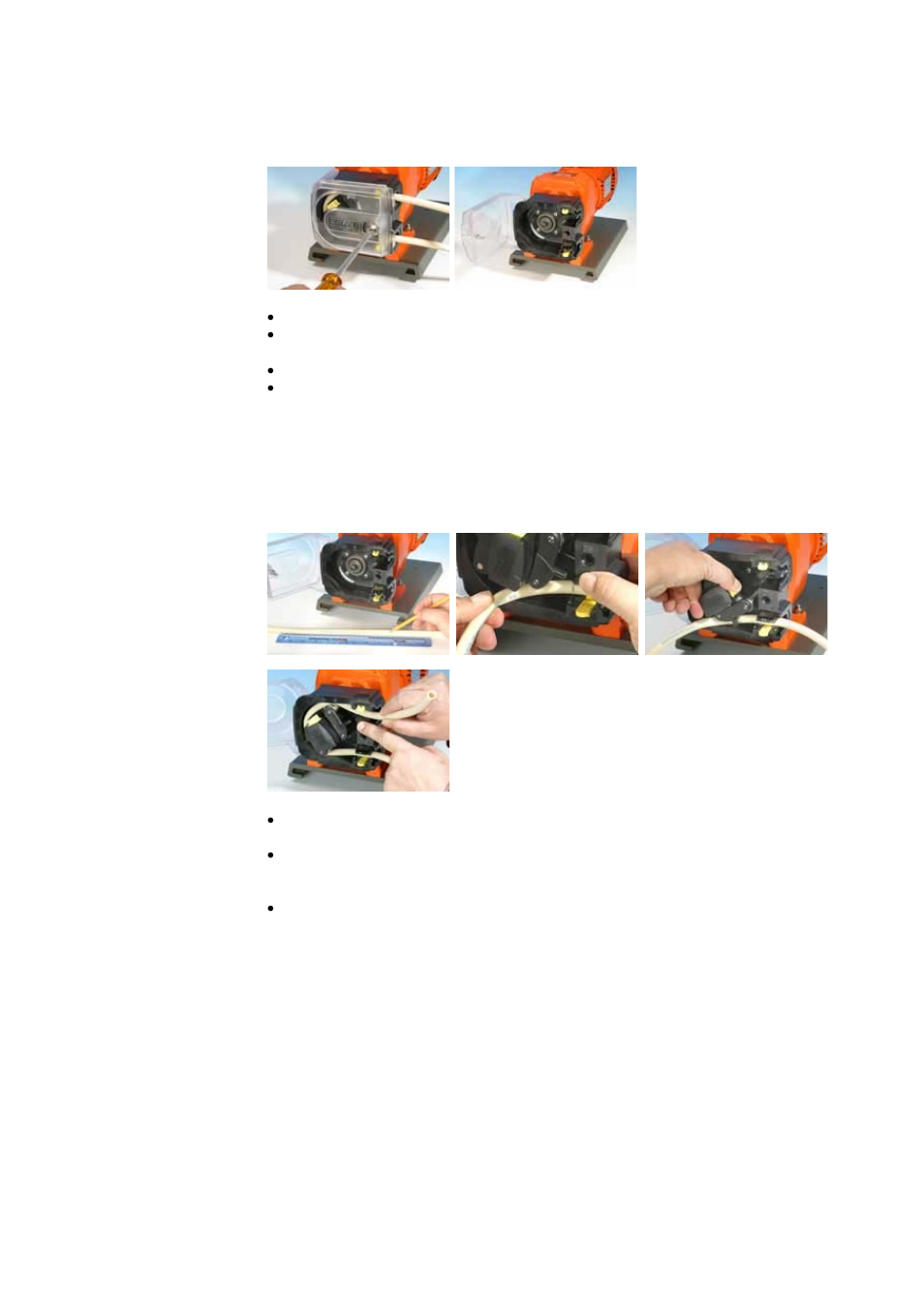 1 opening the pumphead guard | Watson-Marlow 521CC User Manual | Page 23 / 47