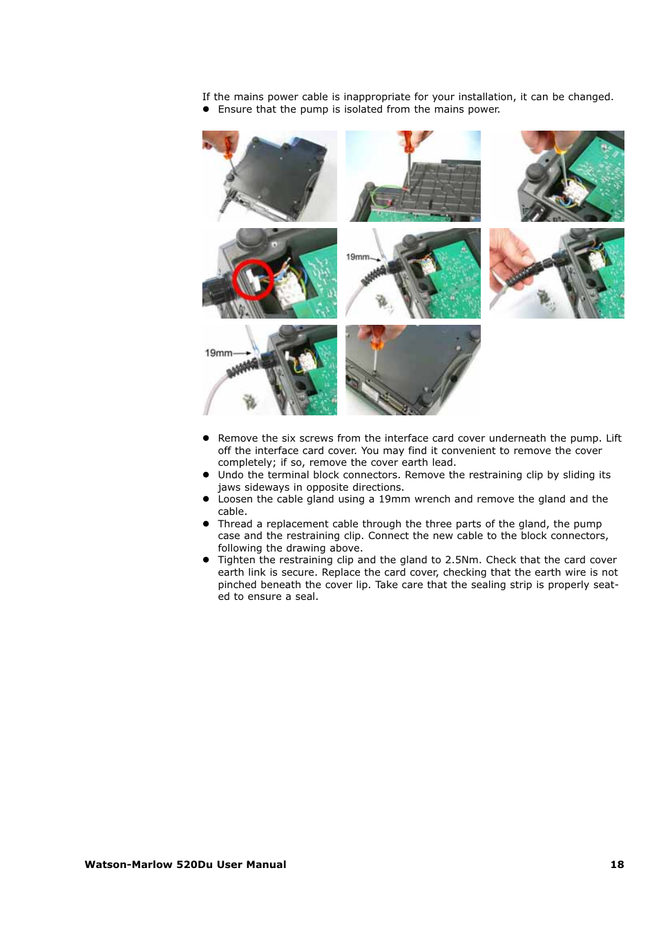 Watson-Marlow 520Du User Manual | Page 18 / 107