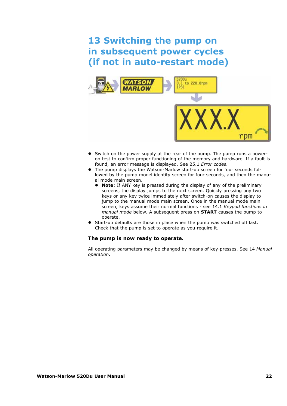Watson-Marlow 520Du User Manual | Page 22 / 107
