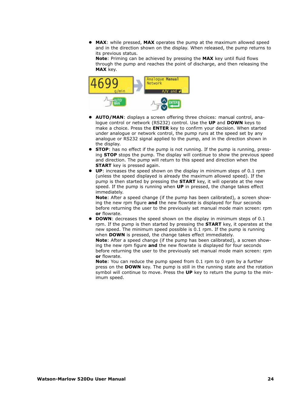 Watson-Marlow 520Du User Manual | Page 24 / 107
